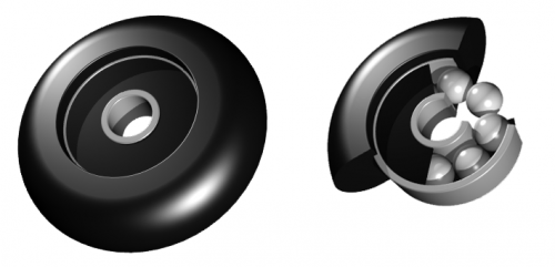 Lo-Glide™ wheel